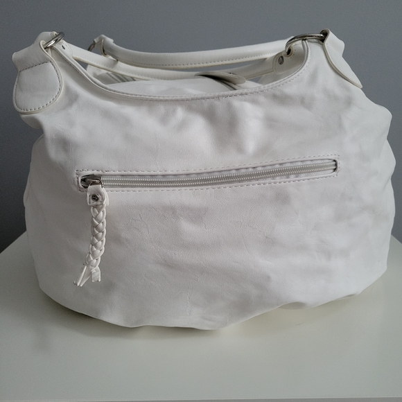 Lula Y2K white large hobo purse vintage - Picture 2 of 9